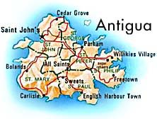 Map Of Waladli Antigua